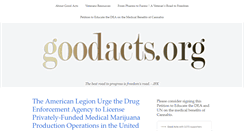 Desktop Screenshot of goodacts.org