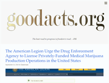Tablet Screenshot of goodacts.org